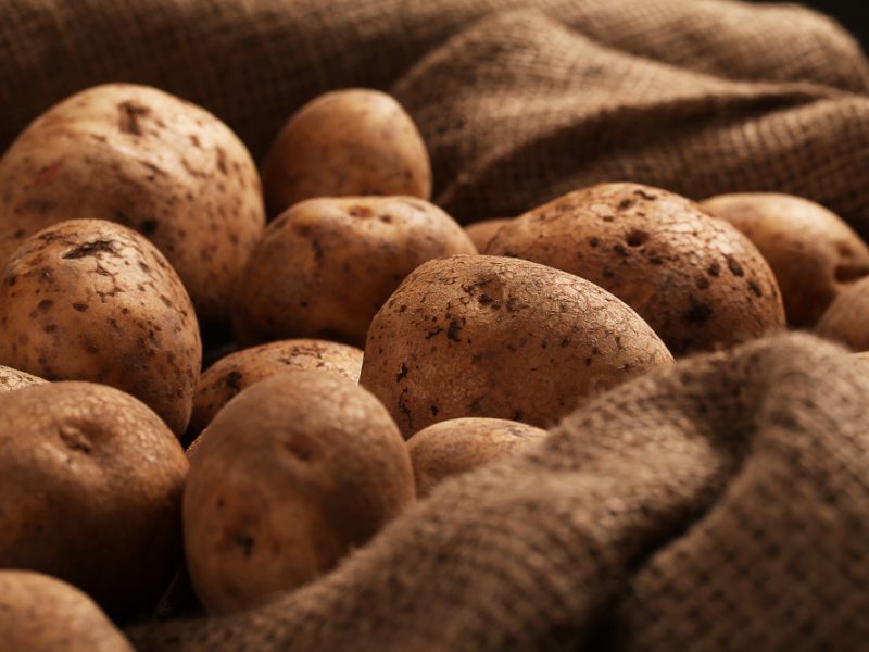 Rustic Unpeeled Potatoes Desks