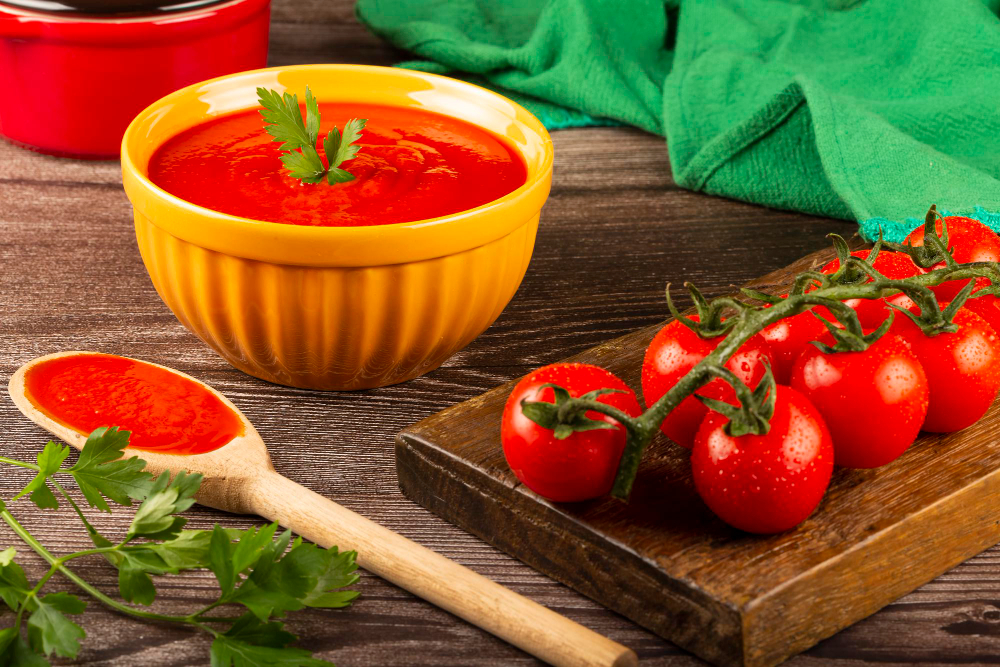 Delicious Homemade Tomato Soup Bowl