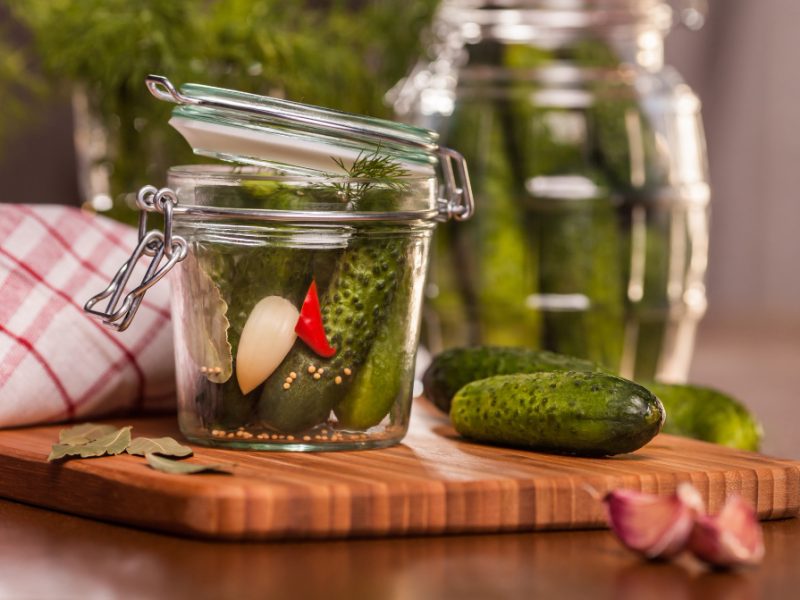 Pickling Cucumbers Jar