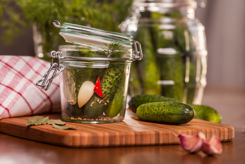 Pickling Cucumbers Jar