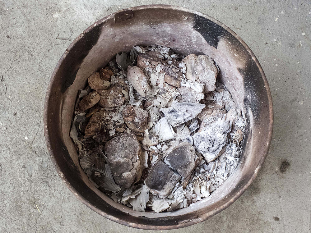 Bucket Stove Winter Burnt Coal Ash