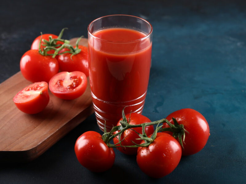 Whole Cut Tomatoes Glass Tomato Juice