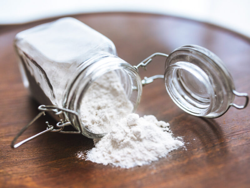 Flour Table Glass Jar