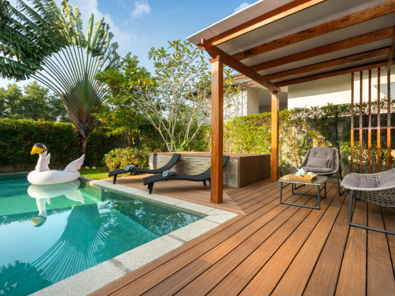 Swimming Pool Tropical Garden Villa