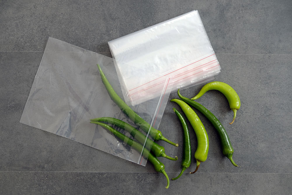 Fridge Bag Green Peppers Storing Fresh Vegetables Fridge Bags Fridge Plastic Bag (1)