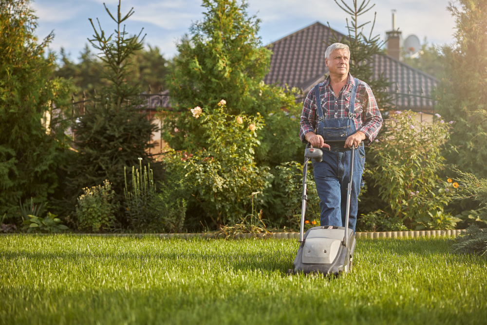 full-length-photo-senior-man-using-lawn-mower-trim-grass-his-lawn