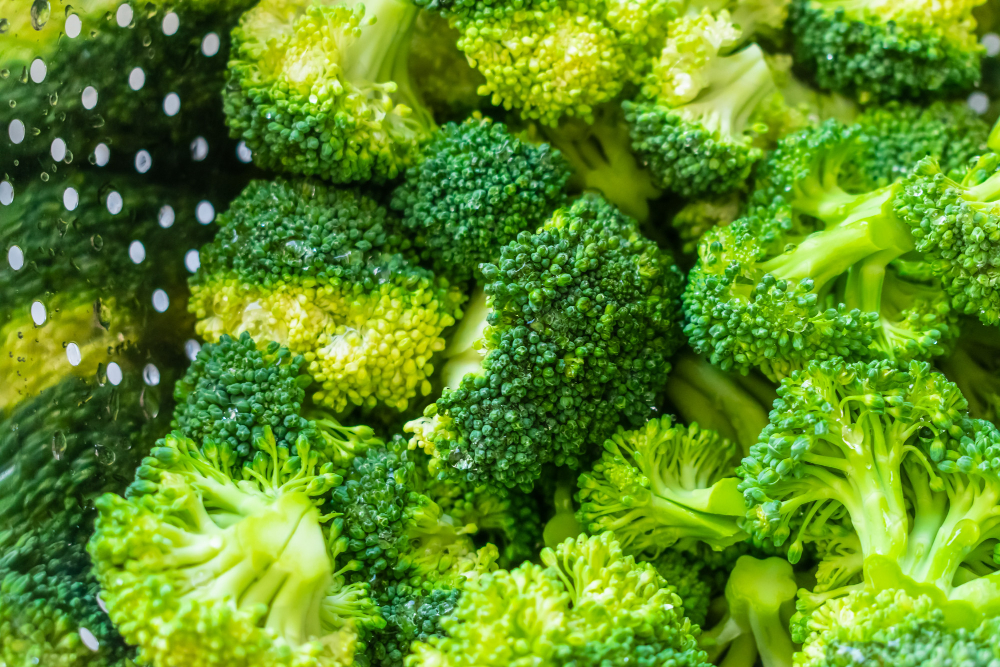 Fresh Raw Broccoli Bowl