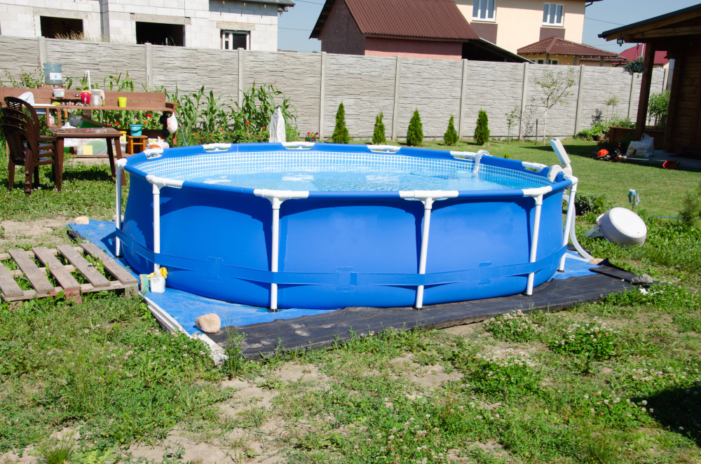 Mobile Pool Backyard Pool Round Outdoor Pool Whole Family Lawn Summer
