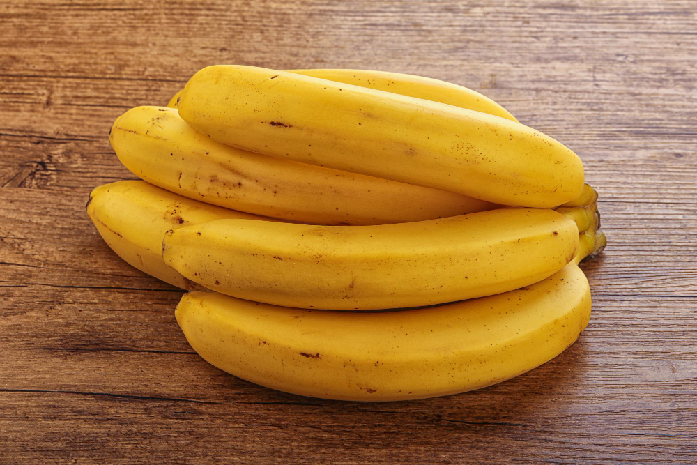 Tropical Yellow Banana Fruit Heap Isolated