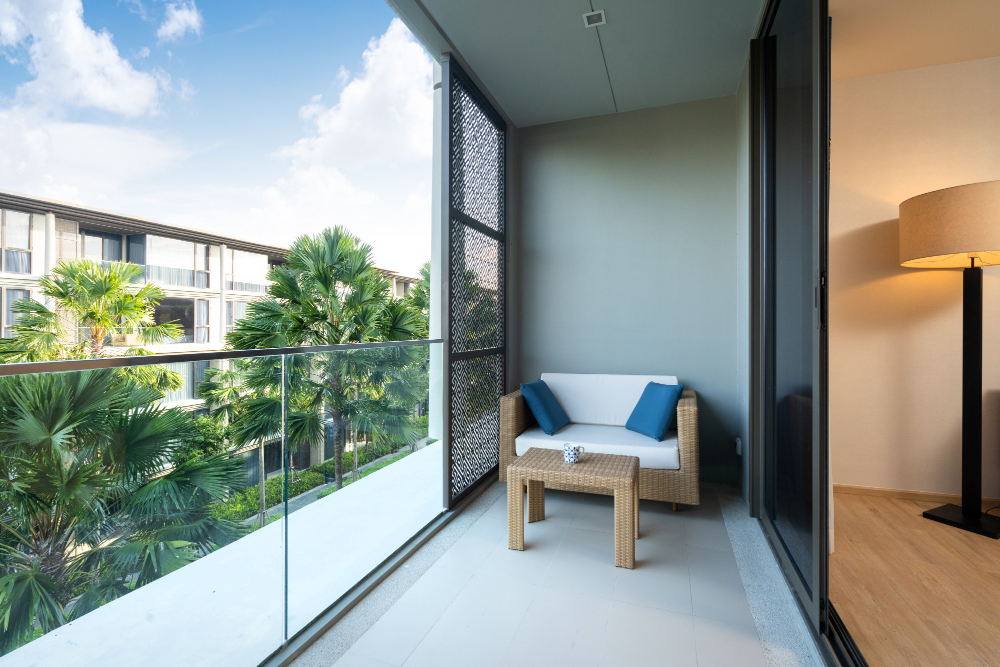 Interior Exterior Design Villa House Home Condo Apartment Feature Sofa Cushion Tale Balcony
