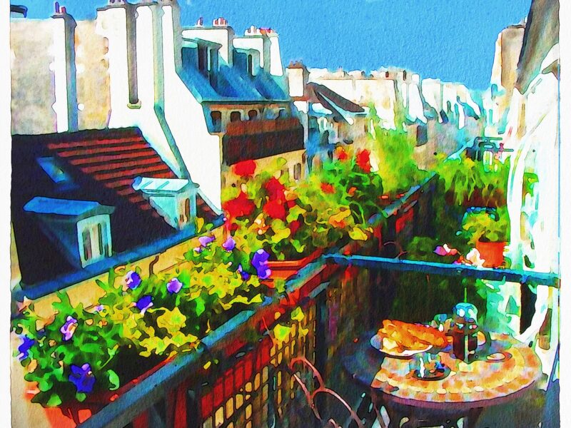 Watercolor Paris Balcony 5262027 1280