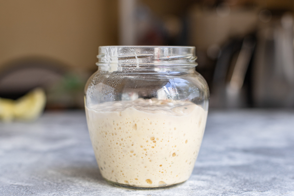 Dough Starter Yeast Raw Baking Natural Product Ingredient