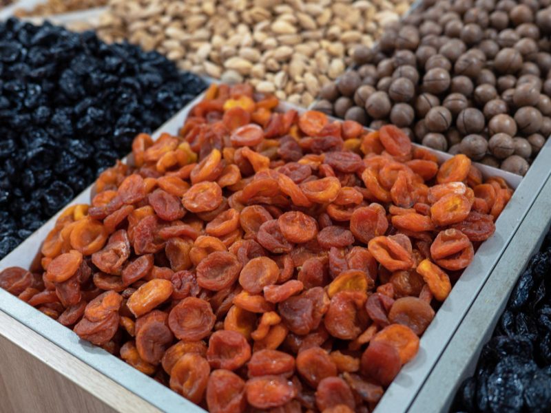 Dried Fruits Nuts Local Food Market